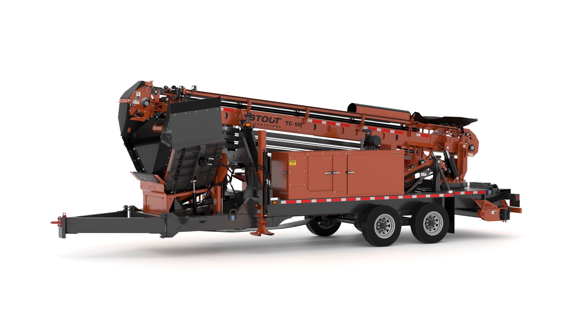 Products telescoping conveyor